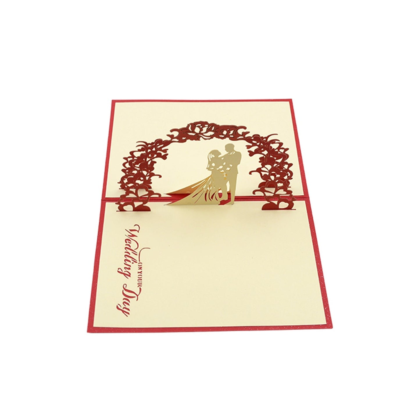 Unique 3D Pop-Up Wishing Card (Wedding): 1 Pc Your Brand