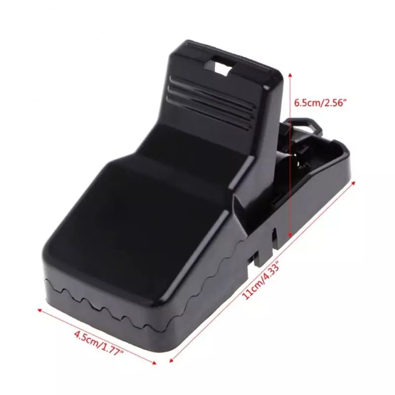 Mouse Catcher Trap Cage with Mouse Figure for Home, Kitchen, Room, Office, Indoor, Outdoor Mice Pest Control Reusable (1 Pc) Your Brand