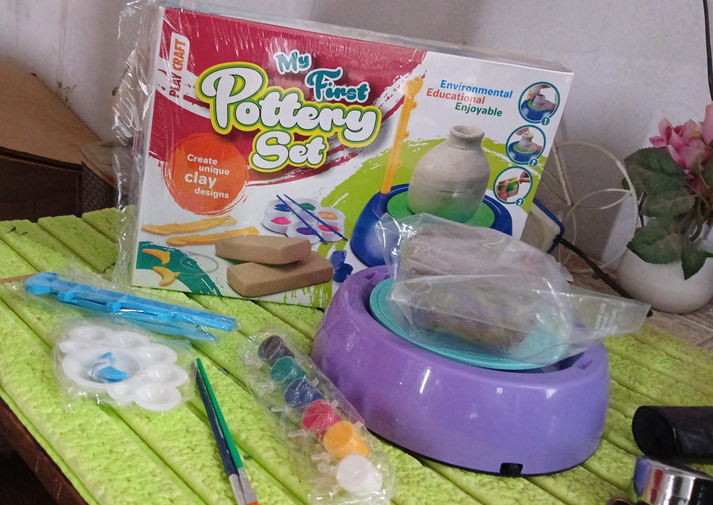 Amazing Educational Pottery Wheel KIT Game Set (1 Set) Your Brand