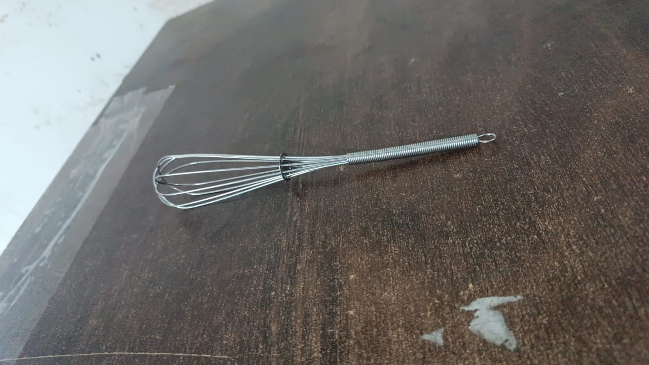 Stainless Steel Manual Milk Frother Egg Whisk Free Egg Separator (1 Pc) Your Brand