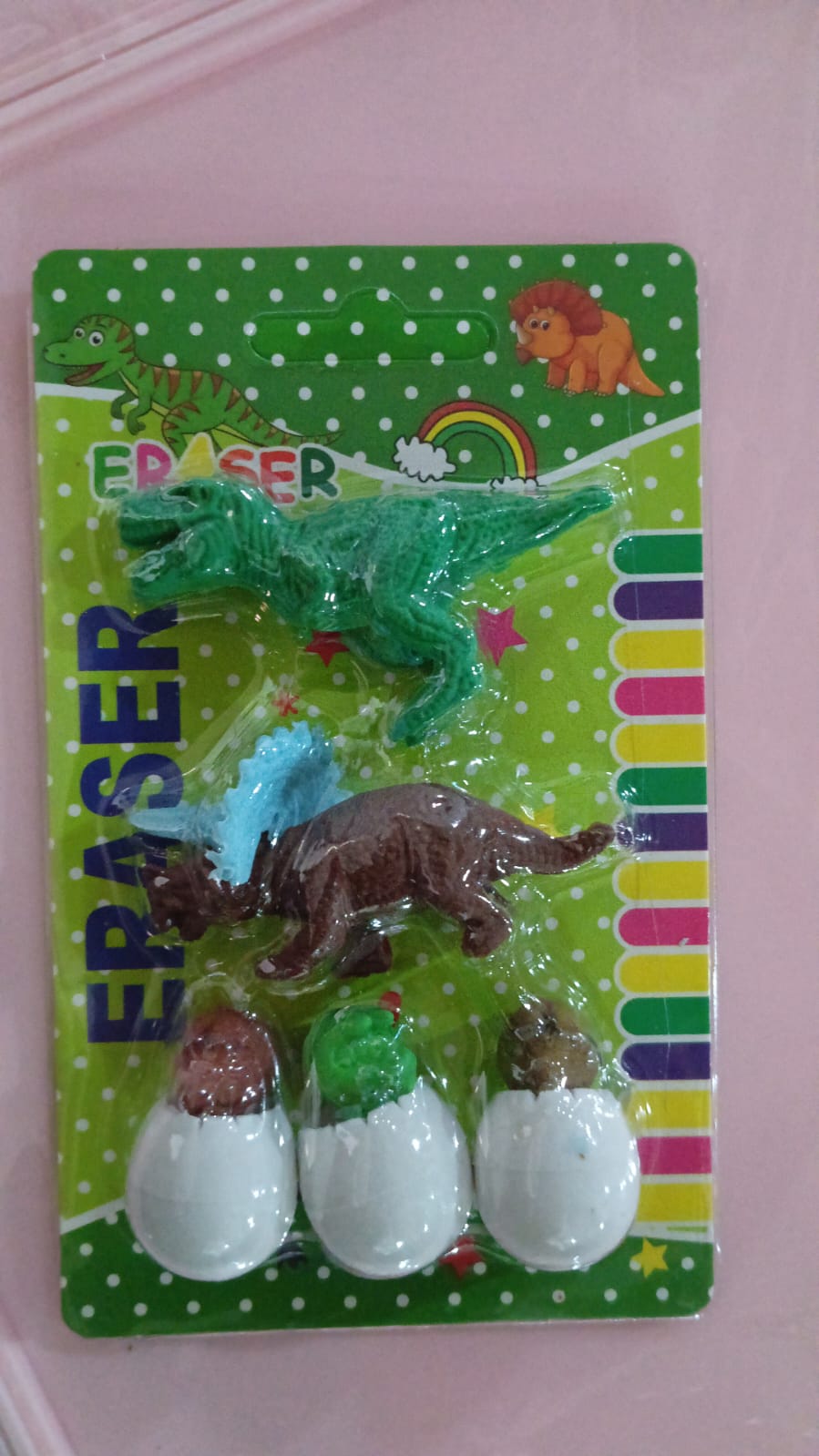 Dinosaur Shaped Erasers & Egg shape Eraser for Kids, Dinosaur Erasers Puzzle 3D Eraser, Mini Eraser Dinosaur Toys, Desk Pets for Students Classroom Prizes Class Rewards Party Favors (5 Pcs Set) Your Brand