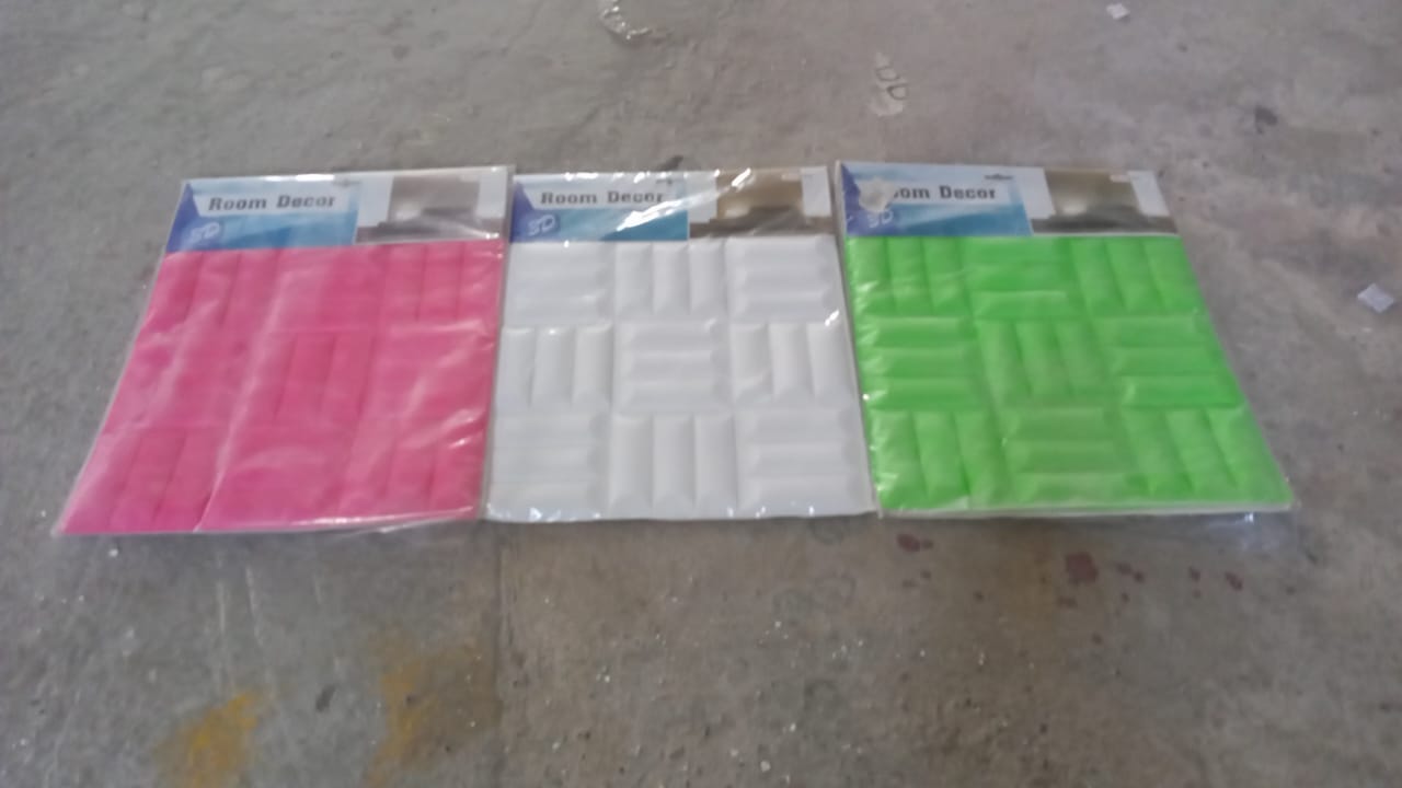 Design Wallpaper 3D Foam Wallpaper Sticker Panels I Ceiling Wallpaper For Living Room Bedroom I Furniture, Door I Foam Tiles Your Brand