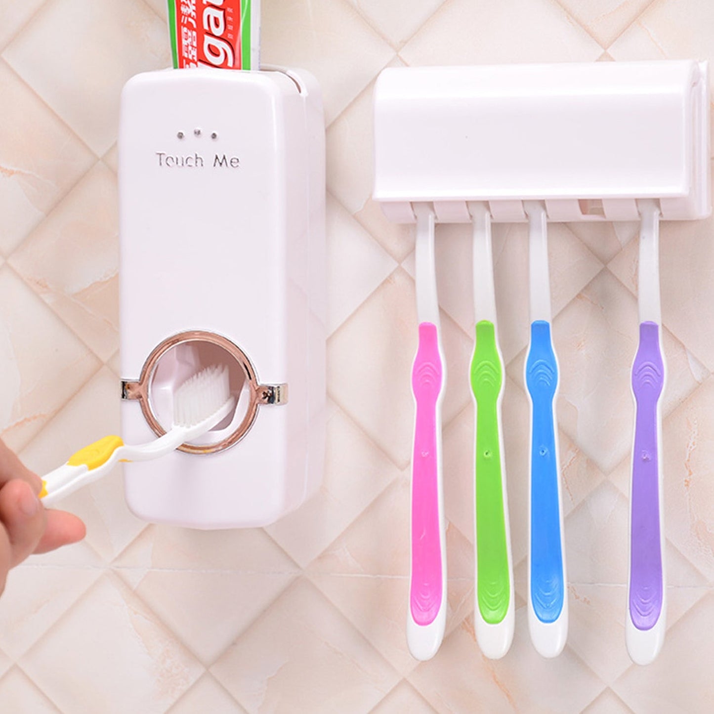 Toothpaste Dispenser & Tooth Brush Holder Your Brand