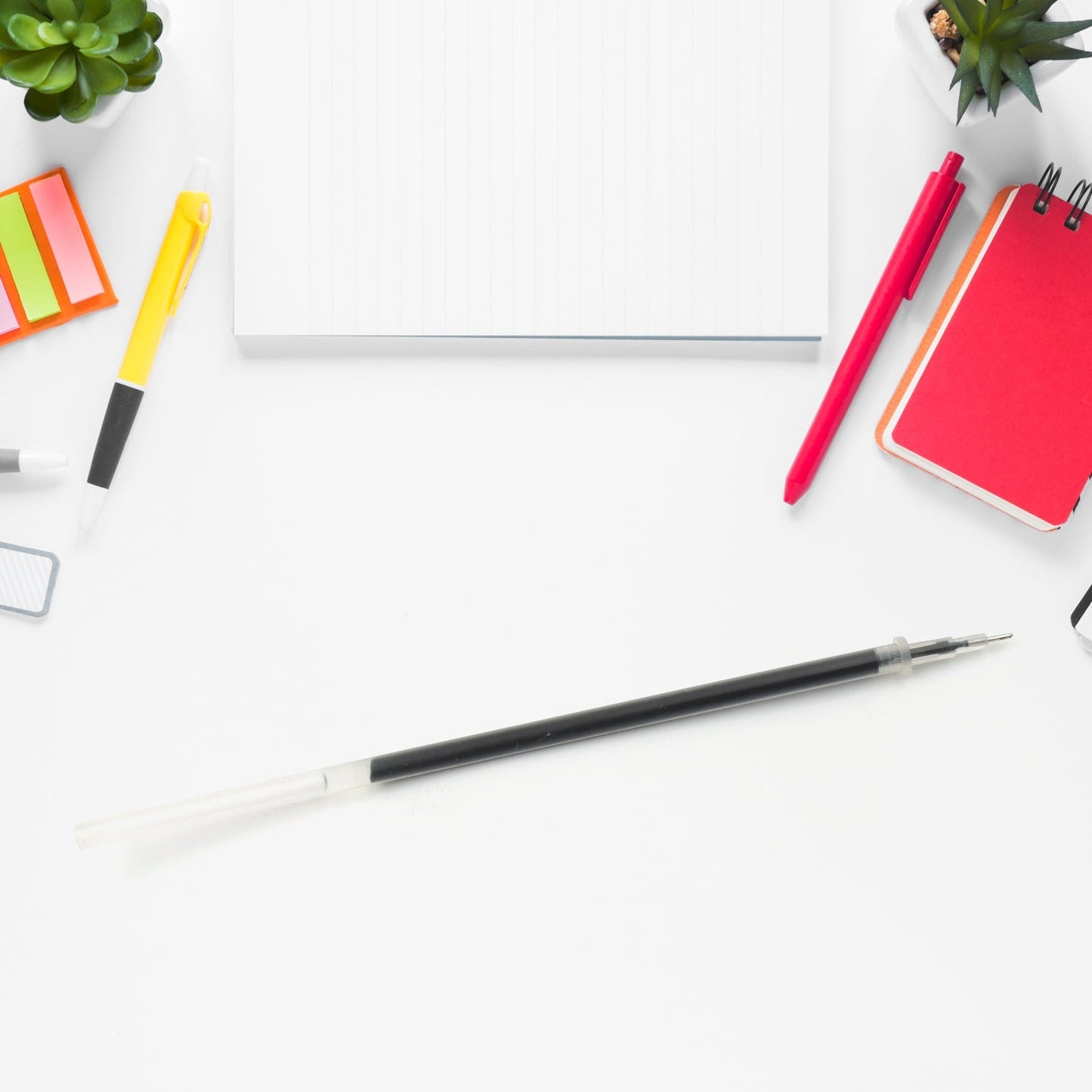 Black Pen Refill All Round Ball Pen Refill Smooth Writing Pen Refill all Pen Suitable (10 Pcs Set) Your Brand