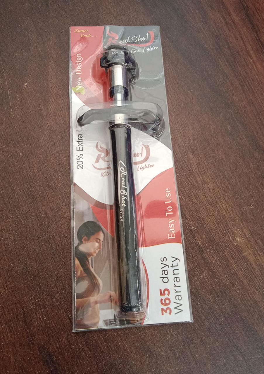 Stainless Steel Gas Lighter for Kitchen Gas Stove, Long Lasting, Unbreakable Lighters for Gas Stoves, Restaurants & Kitchen (1 Pc) Your Brand