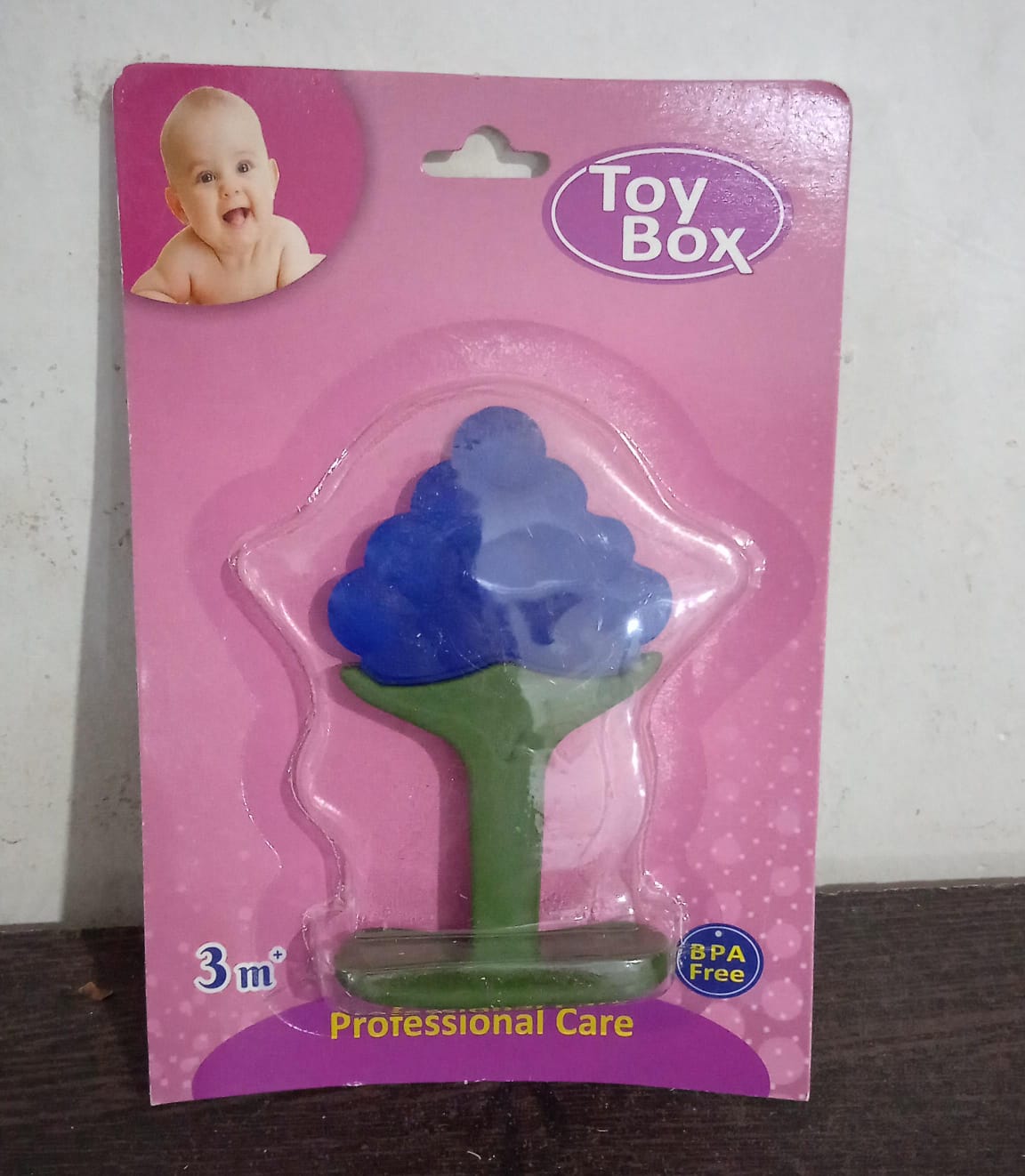 Baby Silicone Teether (1 Pc): Food Grade, Non-Toxic, Teething Relief (3 Months+) Your Brand