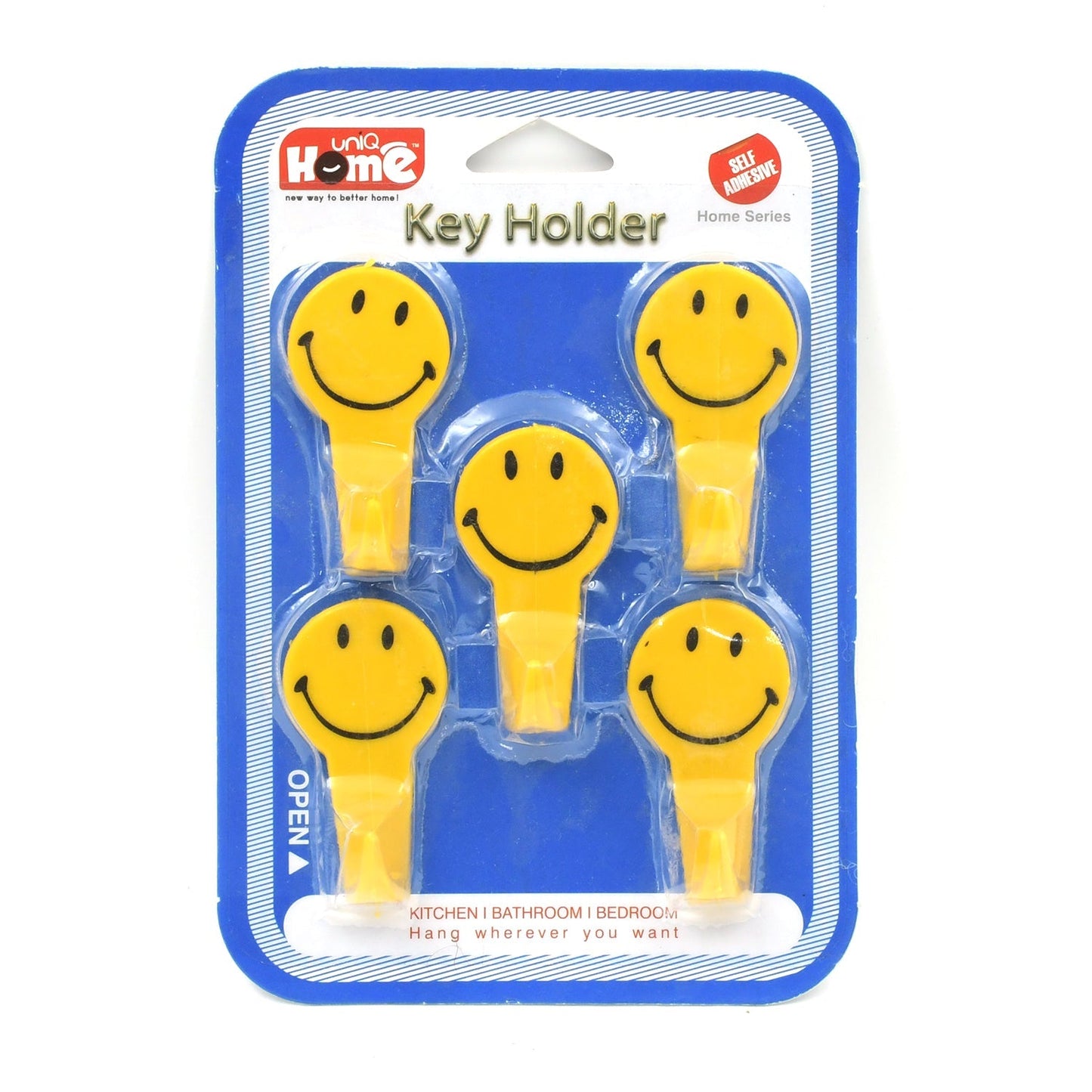 5 PC ADHESIVE HOOK FOR HOLDING STUFFS,KEY AND OTHER ITEMS Your Brand