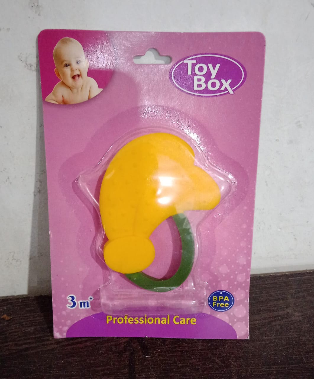 Baby Silicone Teether (1 Pc): Food Grade, Non-Toxic, Teething Relief (3 Months+) Your Brand