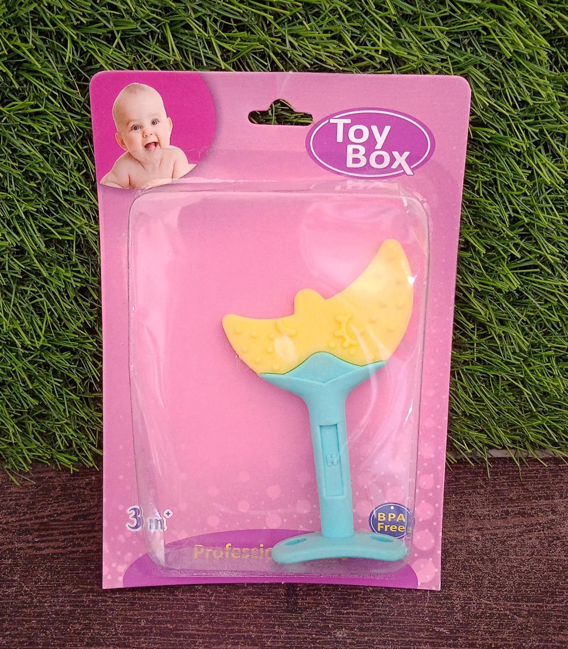 Baby Silicone Teether, Fruit Teether for Toddlers,100% Food Grade Silicone Teether, Non-Toxic & Latex Free Suitable for Kids Above 3 Months Sunflower, Moon Shape(1 Pc) Your Brand