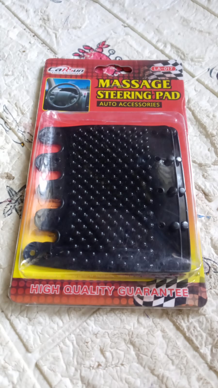 Silicon Car Massage Steering Cover High Quality Suitable For All Car (2 Pc Set) Your Brand