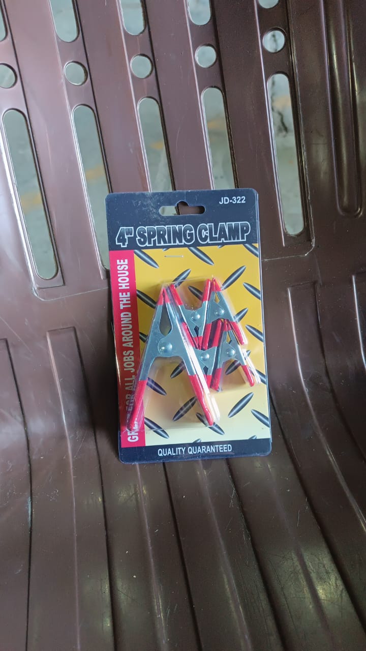 Metal Spring Clamps, Heavy Duty Spring Metal Clips Clamp (5 Pcs Set) Your Brand