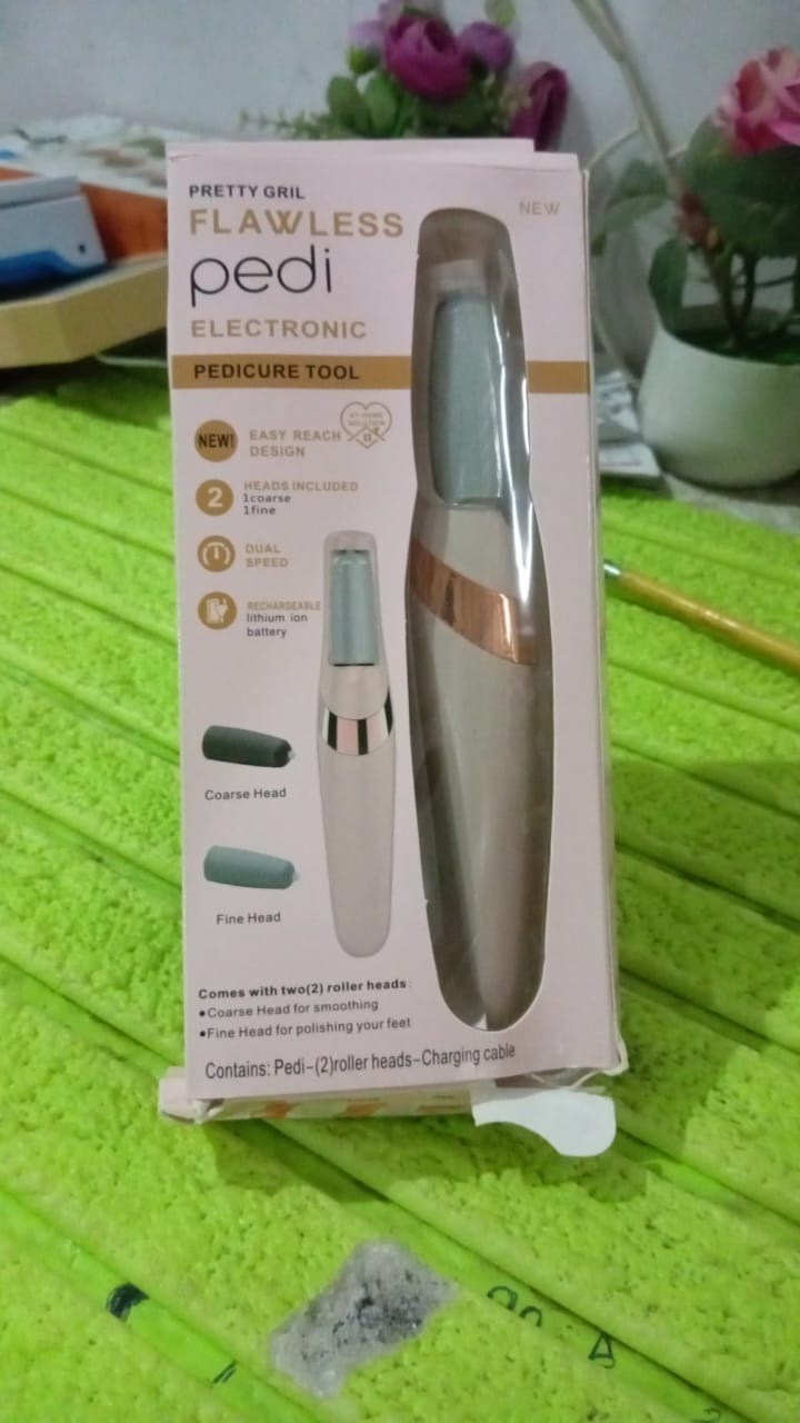 Flewless Pedi Electronic Pedicure Tool (1 Set) Your Brand