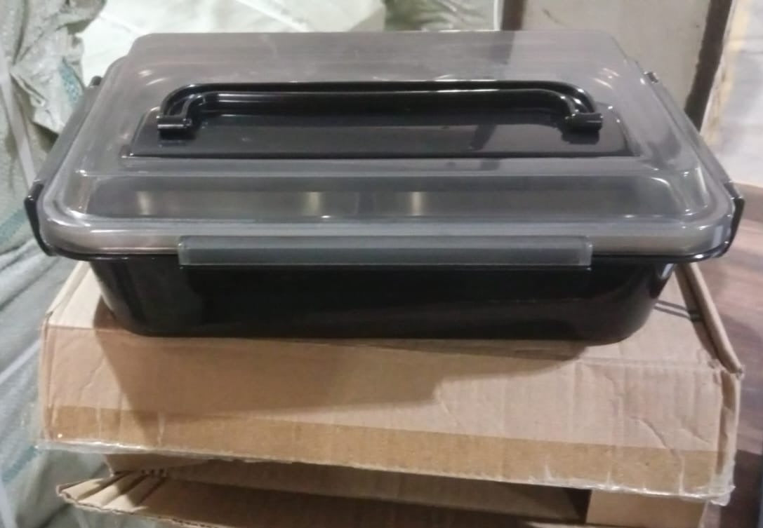 4 Compartment Insulated Lunch Box Stainless Steel |Tiffin Box for Boys, Girls, School & Office Men for Microwave & Dishwasher & Freezer Safe Adult Children Food Container (1 Pc) Your Brand