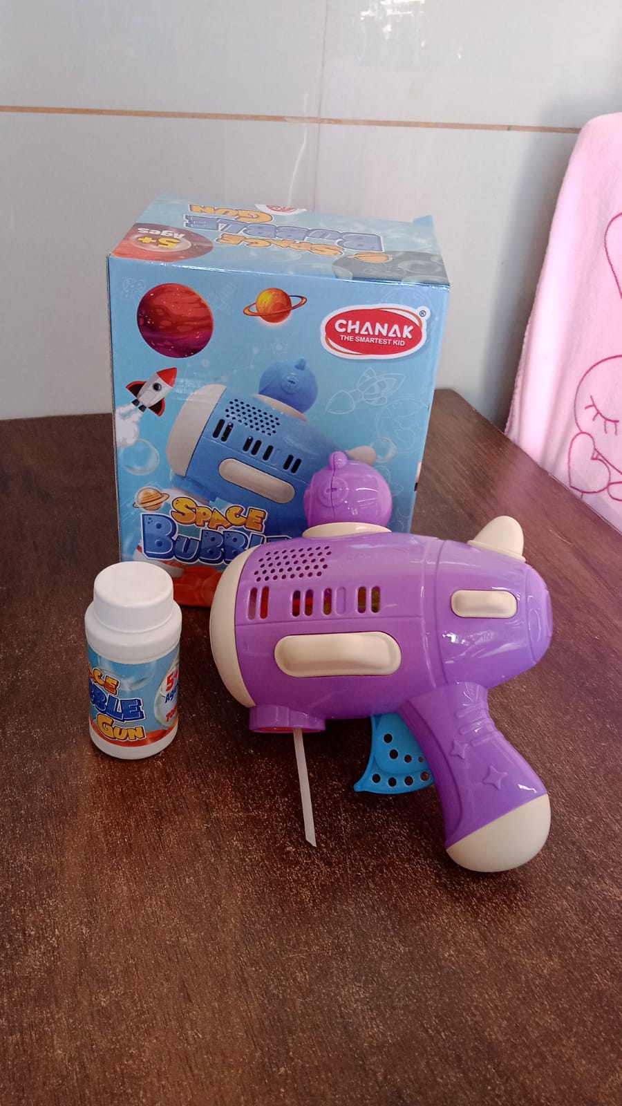 Space Bubble Gun Toy For Kids (with Solution) Your Brand