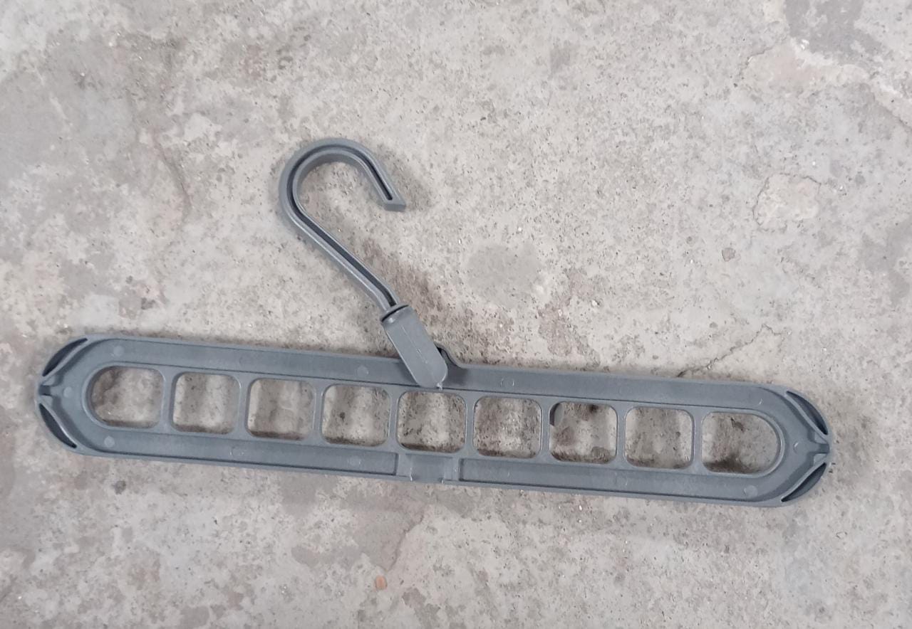 9 Hole Plastic Hanger Hanging hook Indoor Wardrobe Clothes Organization Storage Balcony Windowsill Suit Racks Your Brand