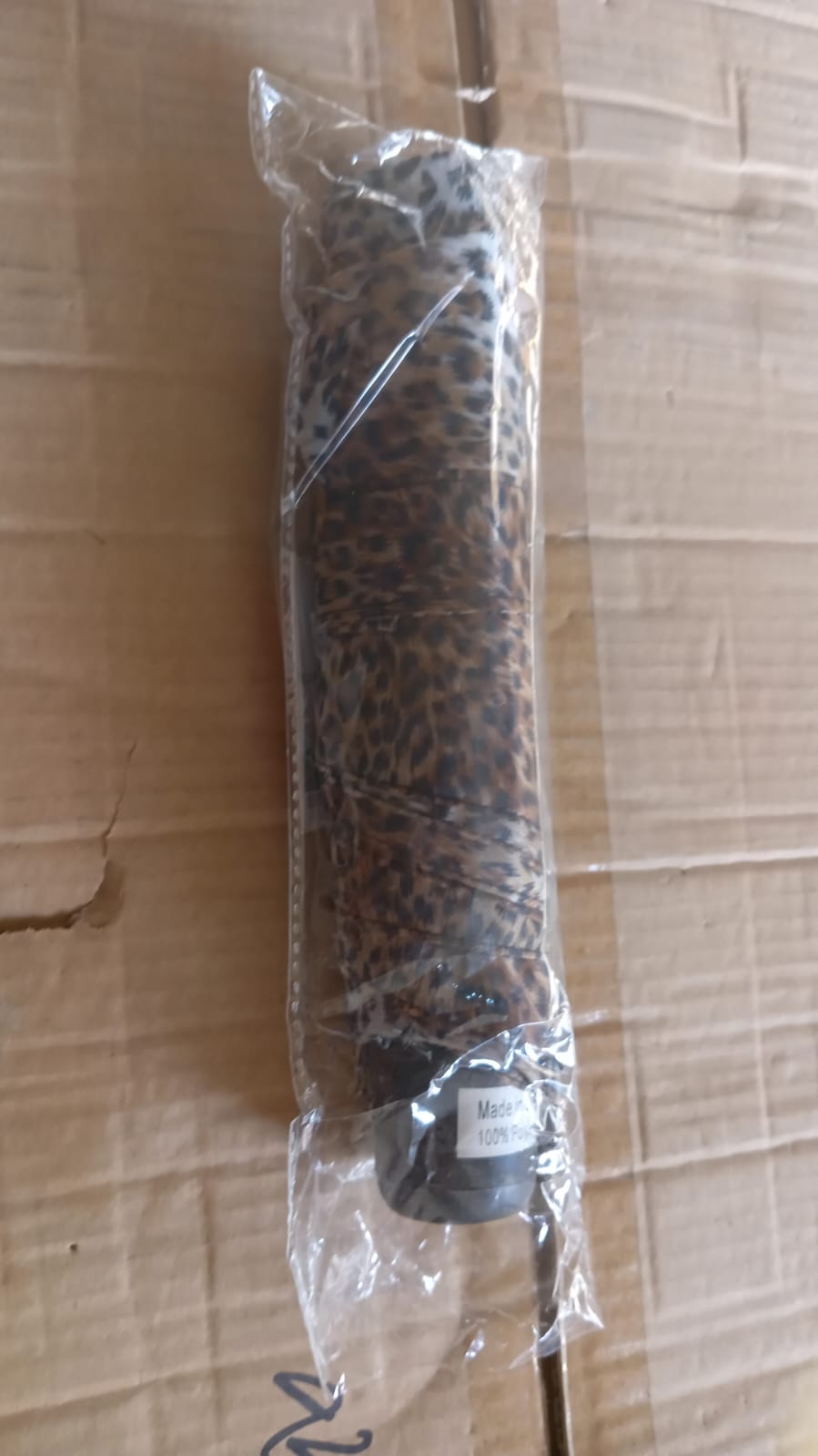 Leopard Shape 3-Fold Sun & Rain Protective Foldable Umbrella (1 Pc) Your Brand