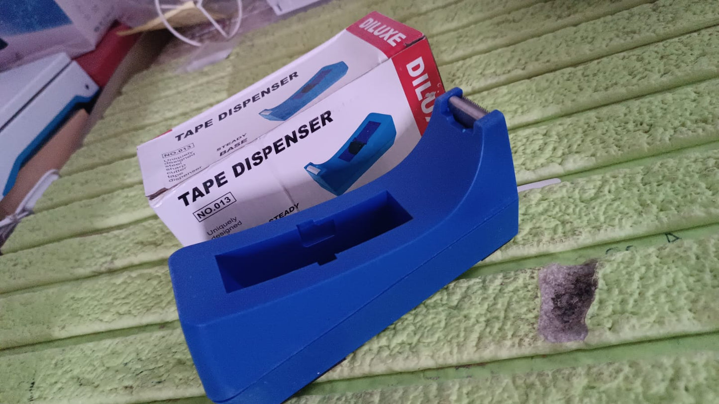 Plastic Tape Dispenser Cutter for Home Office use (1 pc / Big) Your Brand