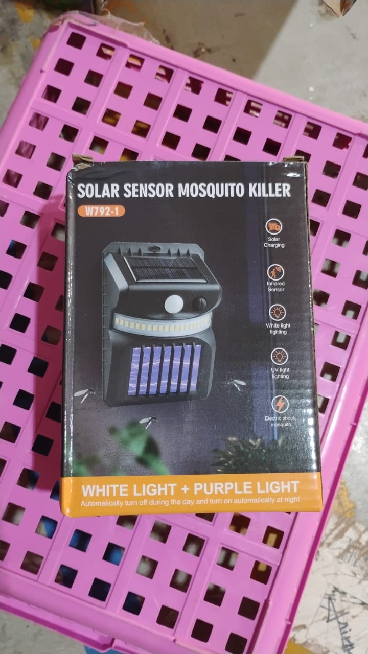 Bug Zapper Outdoor 2 in 1 Solar Mosquito Zapper Lamps (1 Pc) Your Brand
