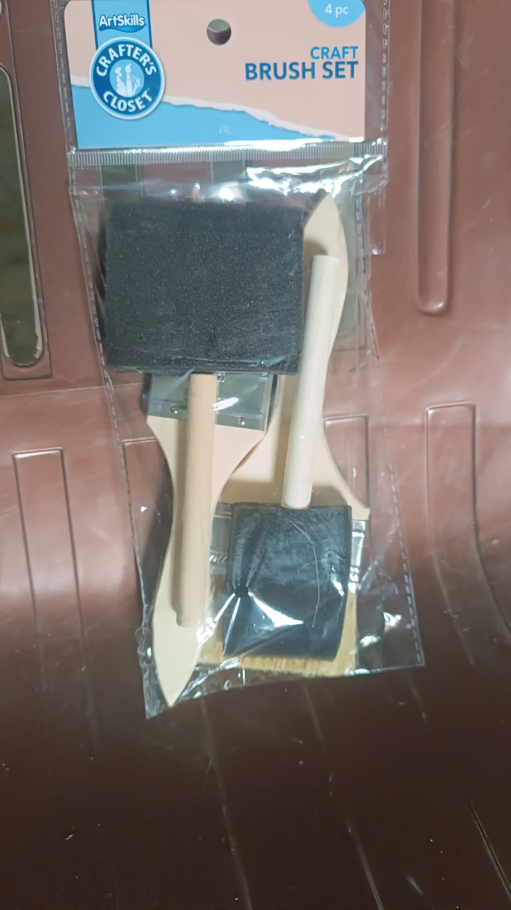 Paint Brush for Wall Painting & Foam Brush Painting Sponge Tool (4 Pcs Set) Your Brand