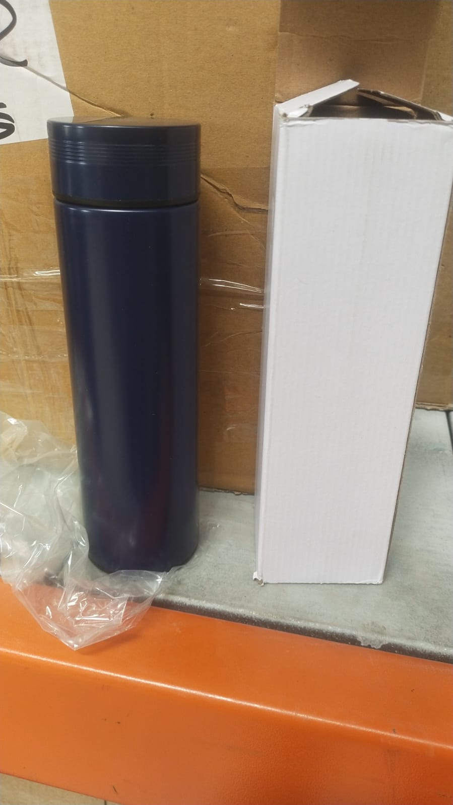 Double Stainless Steel Wall Smart Flask Water Bottle (500 ML) Your Brand