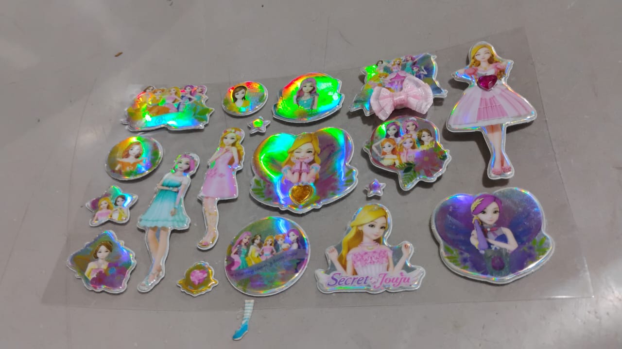 Multipurpose Adhesive 3D Stickers (1 Sheet / 19×12 Cm) Your Brand