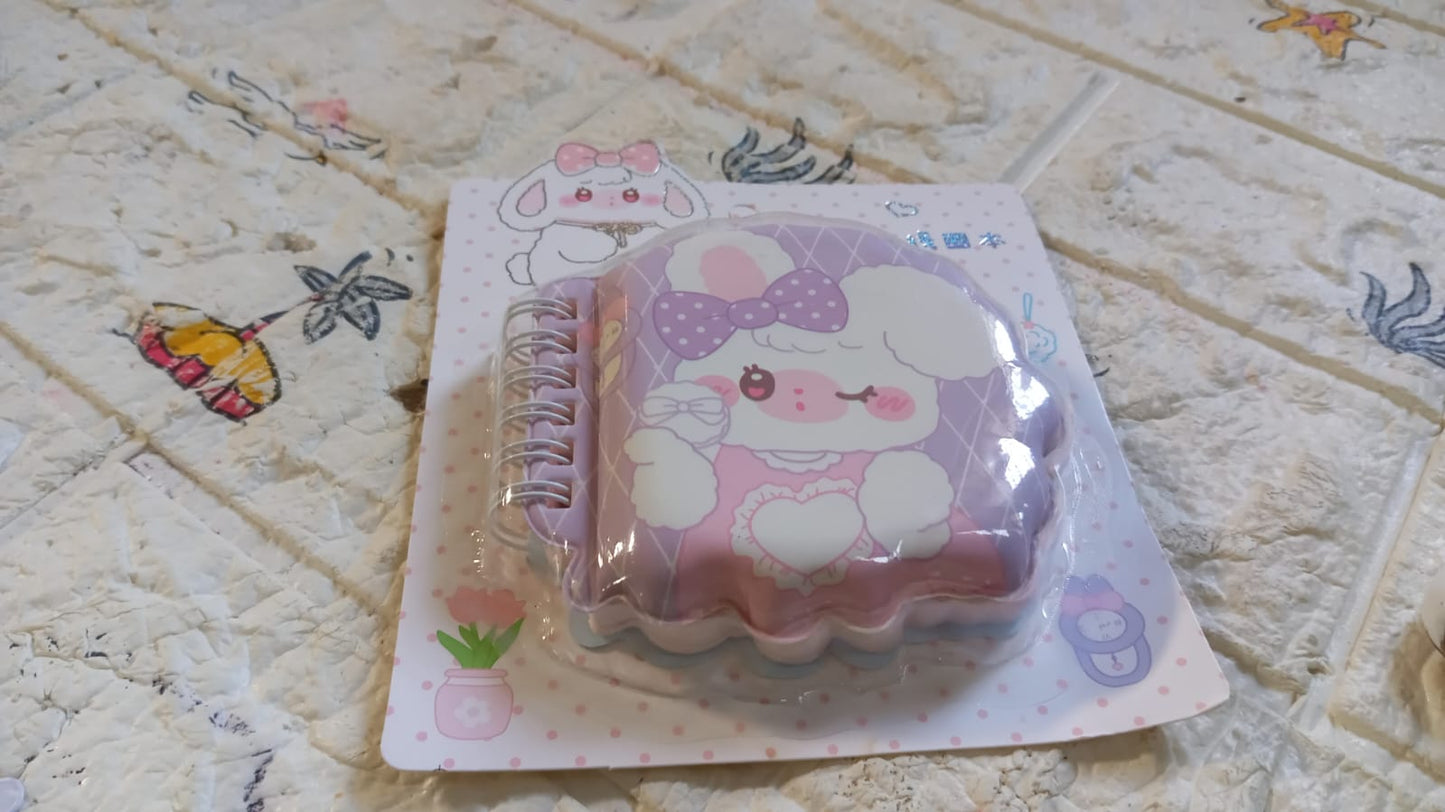 Cartoon Diary Personal Diary Printed Fancy page Diary Multi Shape Cartoon Diary (Unique Mini Diary, Pocket Size Diary , Travel Diary , Notebook ) (1 Pc) Your Brand