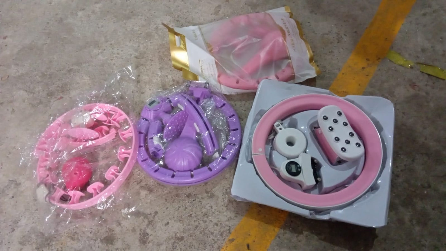 Smart Fitness Hula Hoops with Spinning Ball and Intelligent Counter (1 Pc / Mix Design / Loose) Your Brand