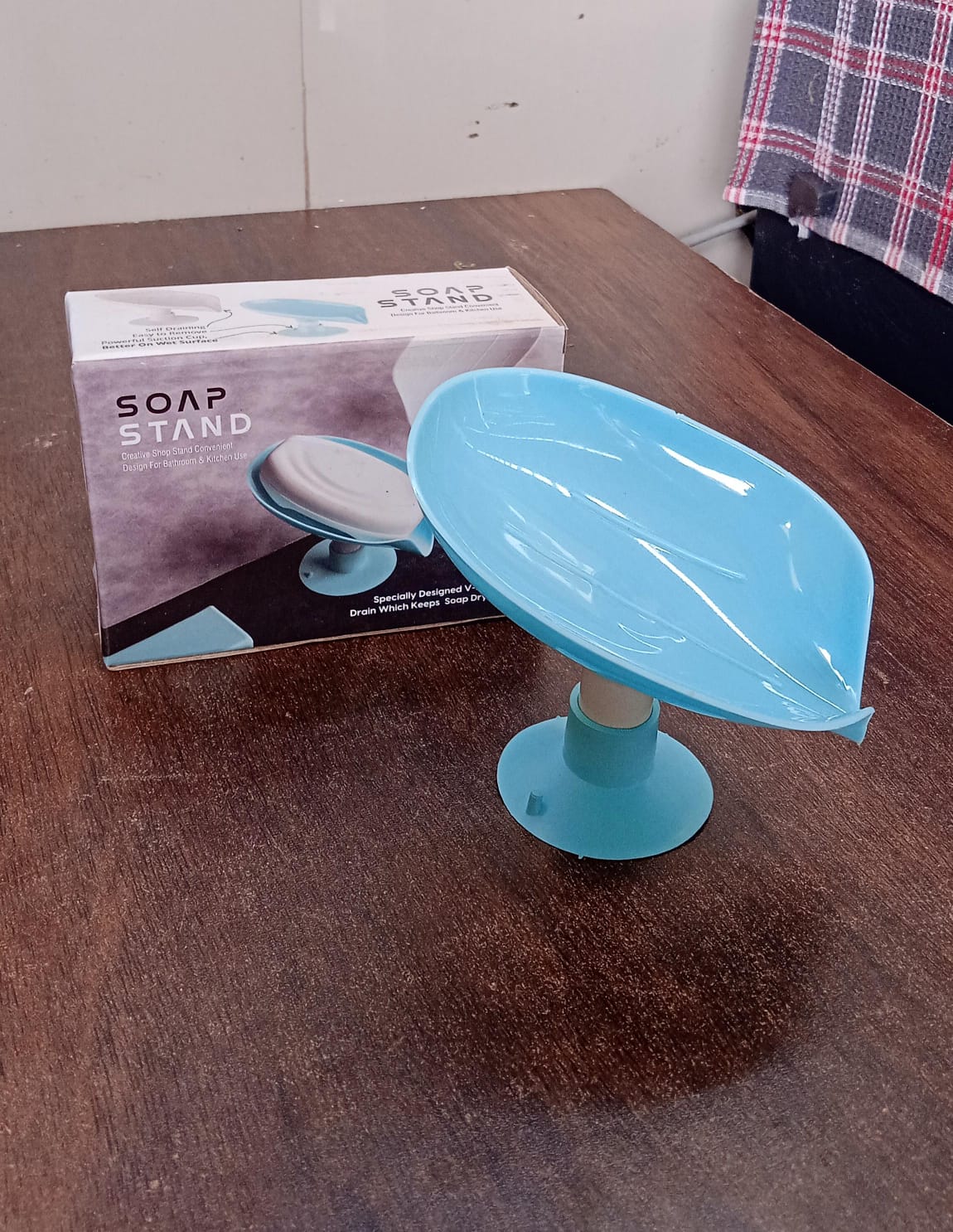 Soap Holder Stand Self Draining Soap Dish Holder Soap Box (1 Pc) Your Brand