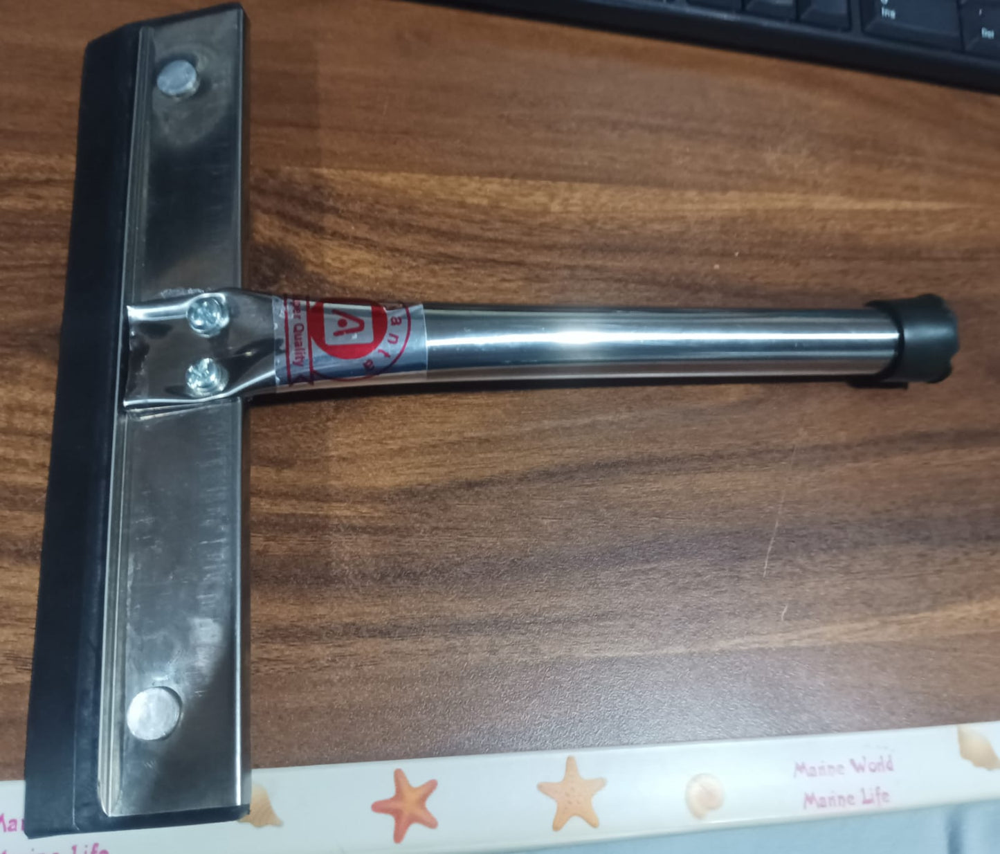 Heavy Stainless Steel Kitchen Wiper (1 Pc / 23×21 CM) Your Brand