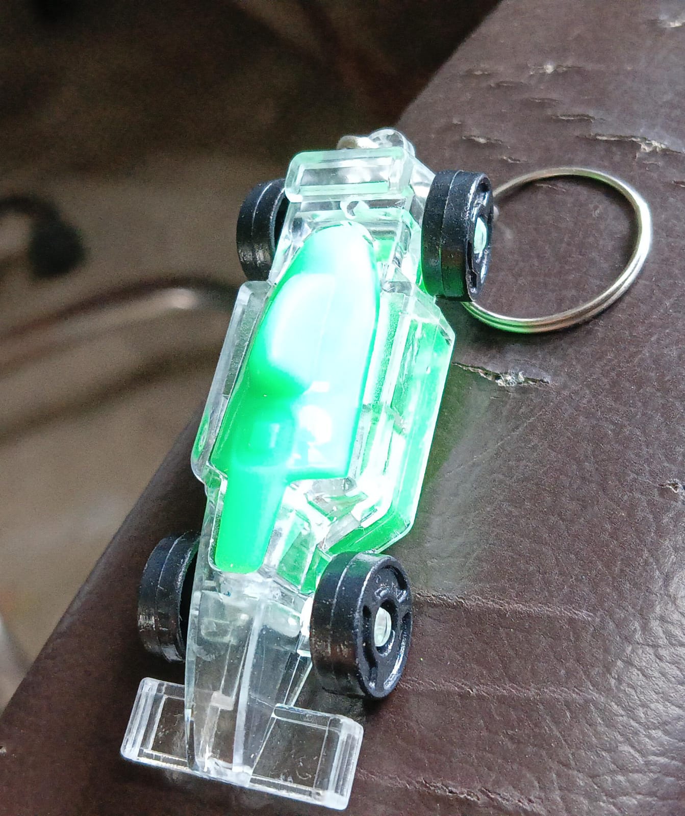 Cars Shape Keychain with On / Off Button LED Flashing Light (1 Pc) Your Brand
