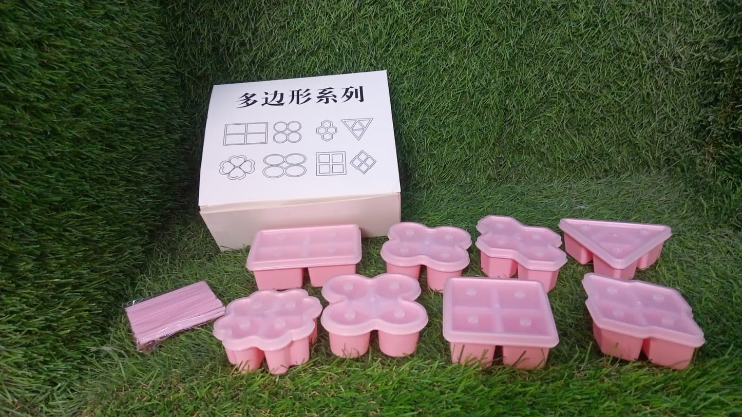Multi Design Ice Mold Set Multi Shaped Ice Mold Bpa Free Mold Ice Pop Mold, Ice Maker Fun for Kids and Adults (8 Pcs Set) Your Brand