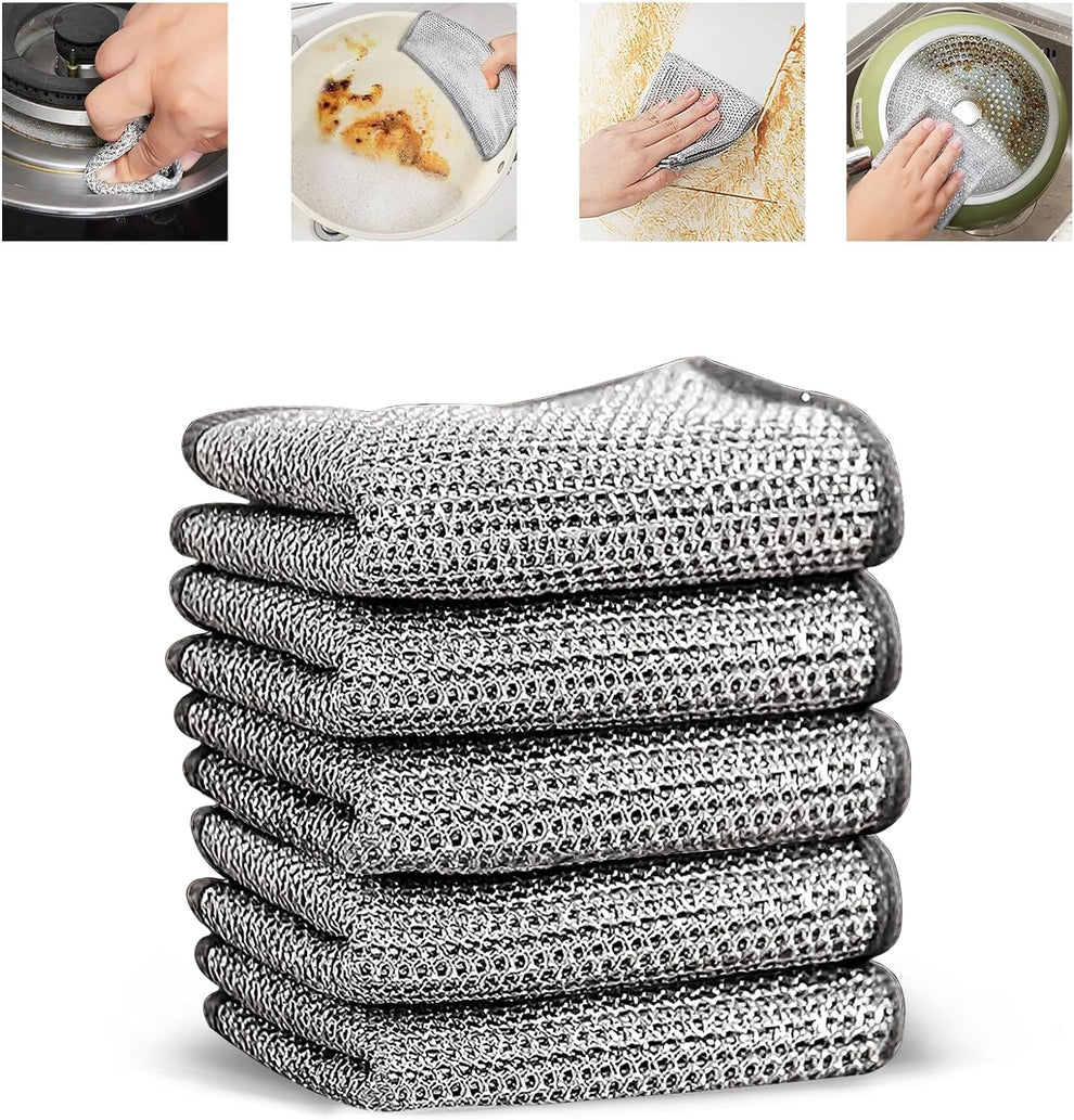 Non Scratch Dish Wash Cloths Pack of 10 at 199 only (Buy 5 Get 5 Free) shopbyte