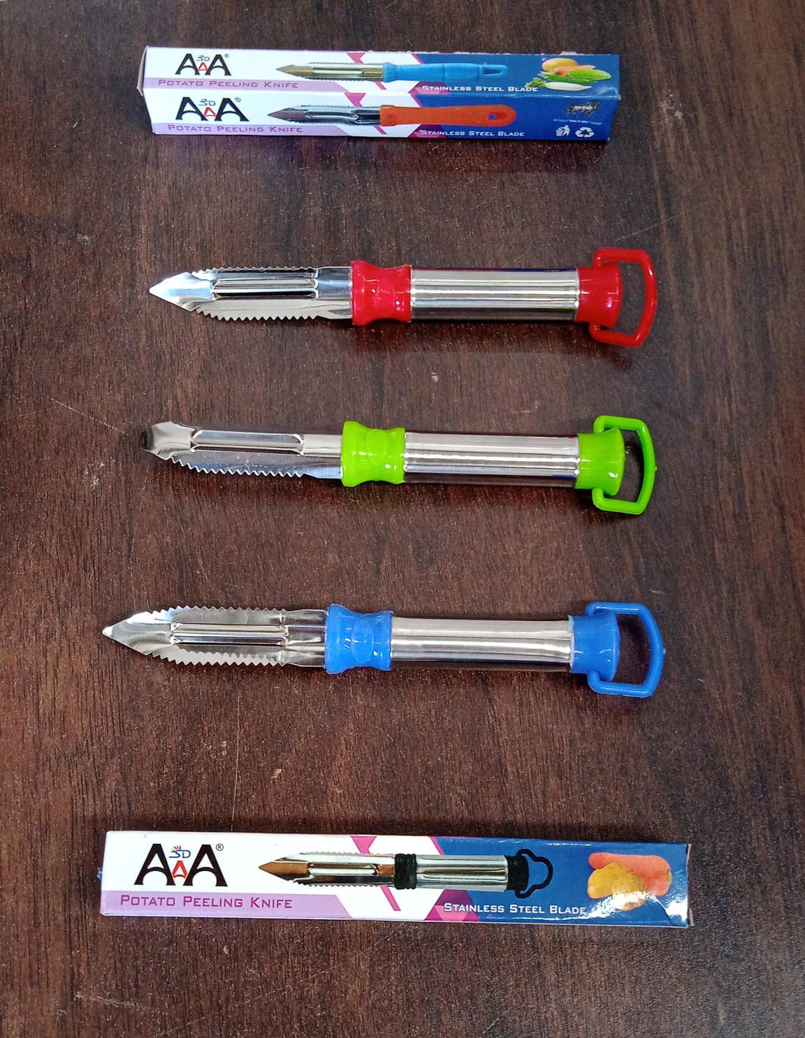 2in1 Multi-Purpose Stainless Steel Peeler With Hanging Ring For Vegetables, Potato Peeler, Carrot, grated, Suitable for Peeling and shredding Fruit and Vegetables Kitchen Accessories, Piller (1 pc) Your Brand