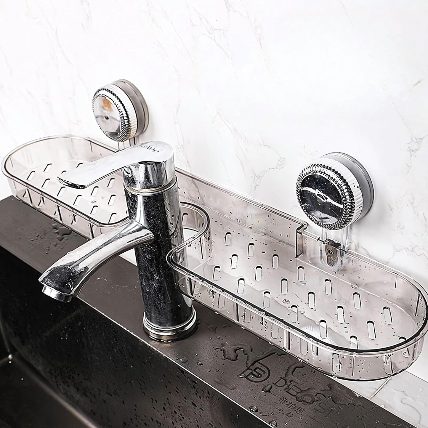 Universal Faucet Suction Shelf (Punch-Free)