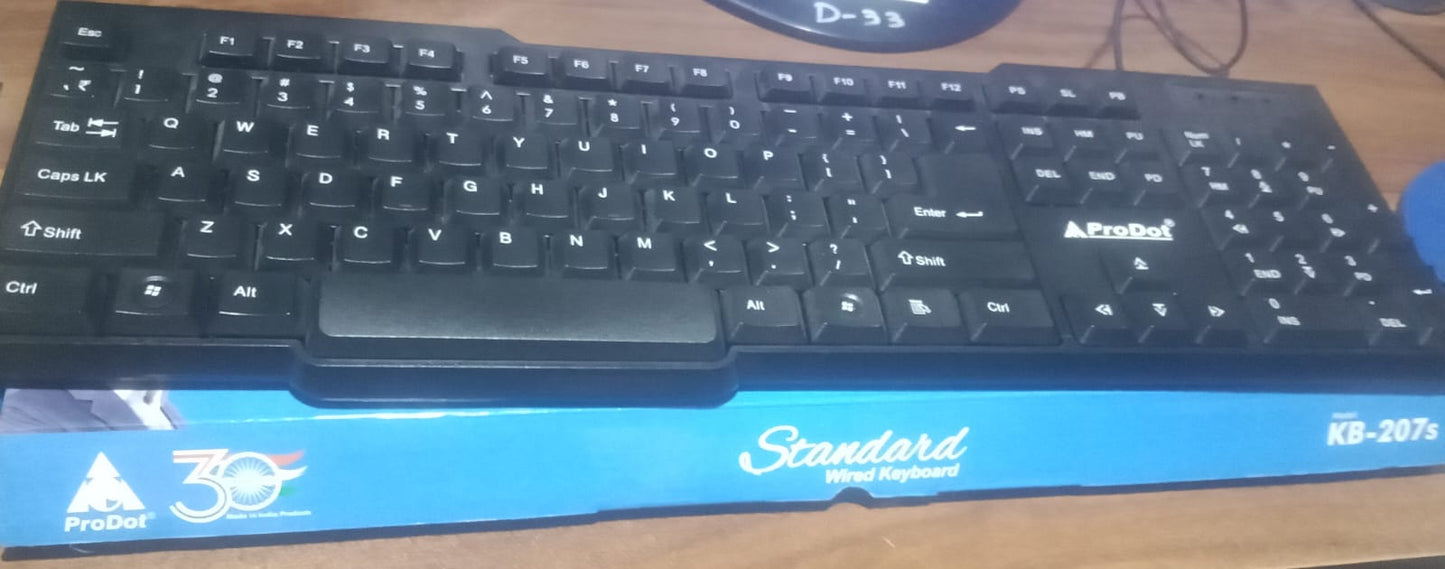 Wired USB Keyboard 104 Keys (1 Pc) Your Brand