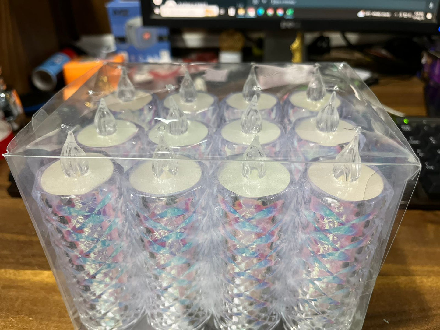 Festive Lighting for Any Occasion: 12 Pack LED Tealight Candles Your Brand