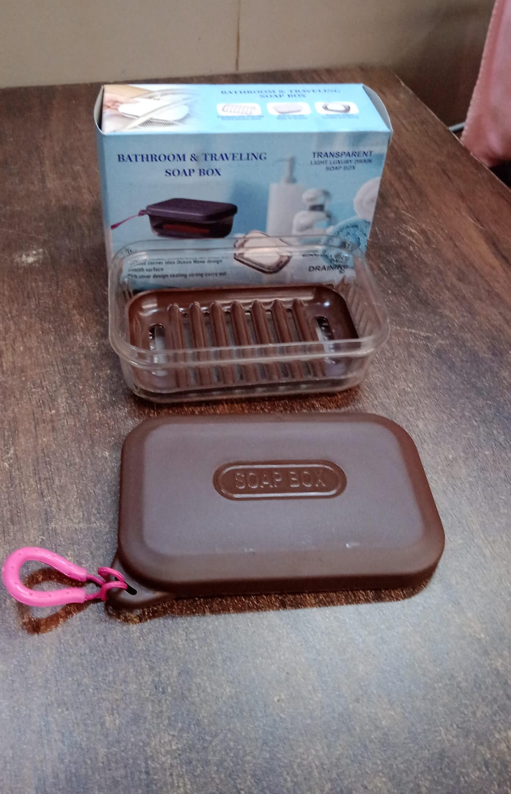 Bathroom & Travel Plastic Soap Box with Lid (1 Pc) Your Brand