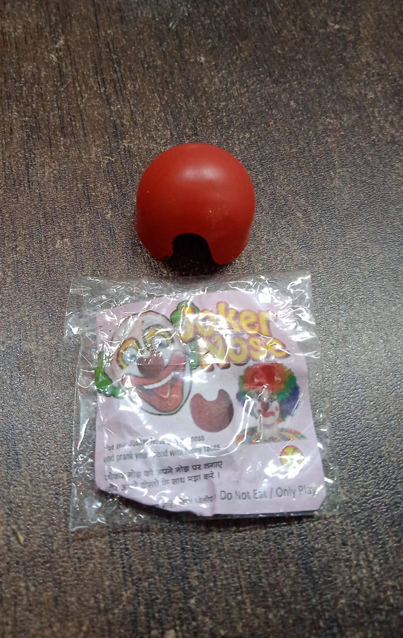 Small Plastic Joker Clown Nose toy (1 Pc / Mix Color & Design) Your Brand