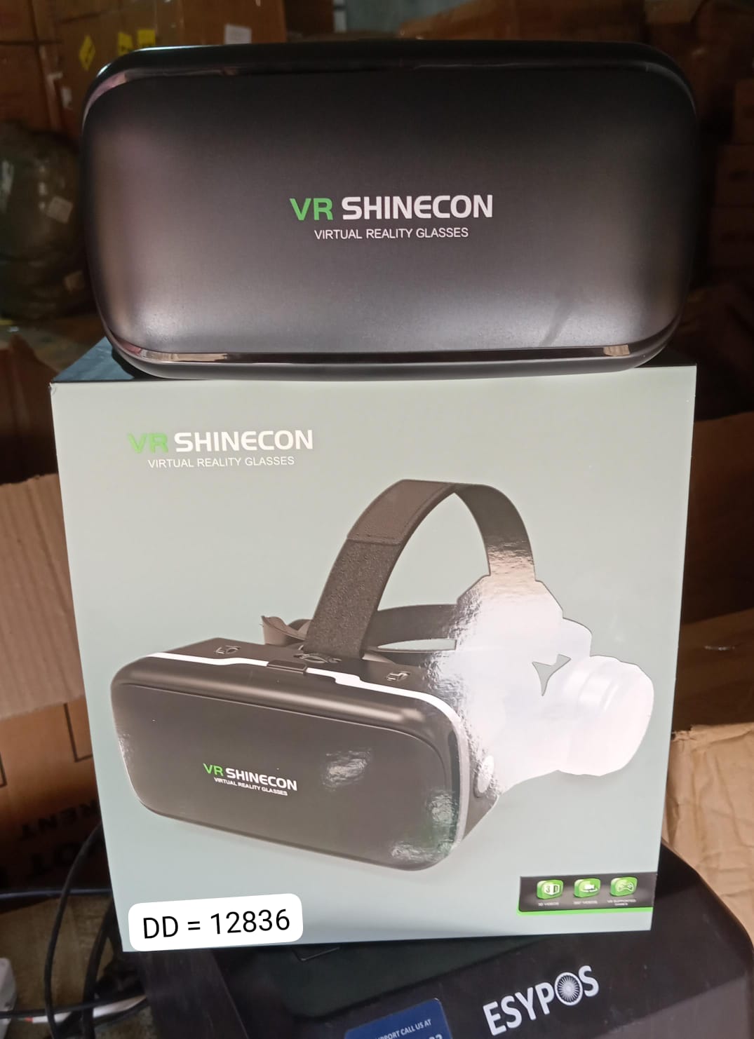 3D / HD VR Glasses Virtual Reality Goggles Headset for iOS for Android Smartphone VR Goggles-For 3D VR Movies Video Games with Headphones (1 Pc) Your Brand