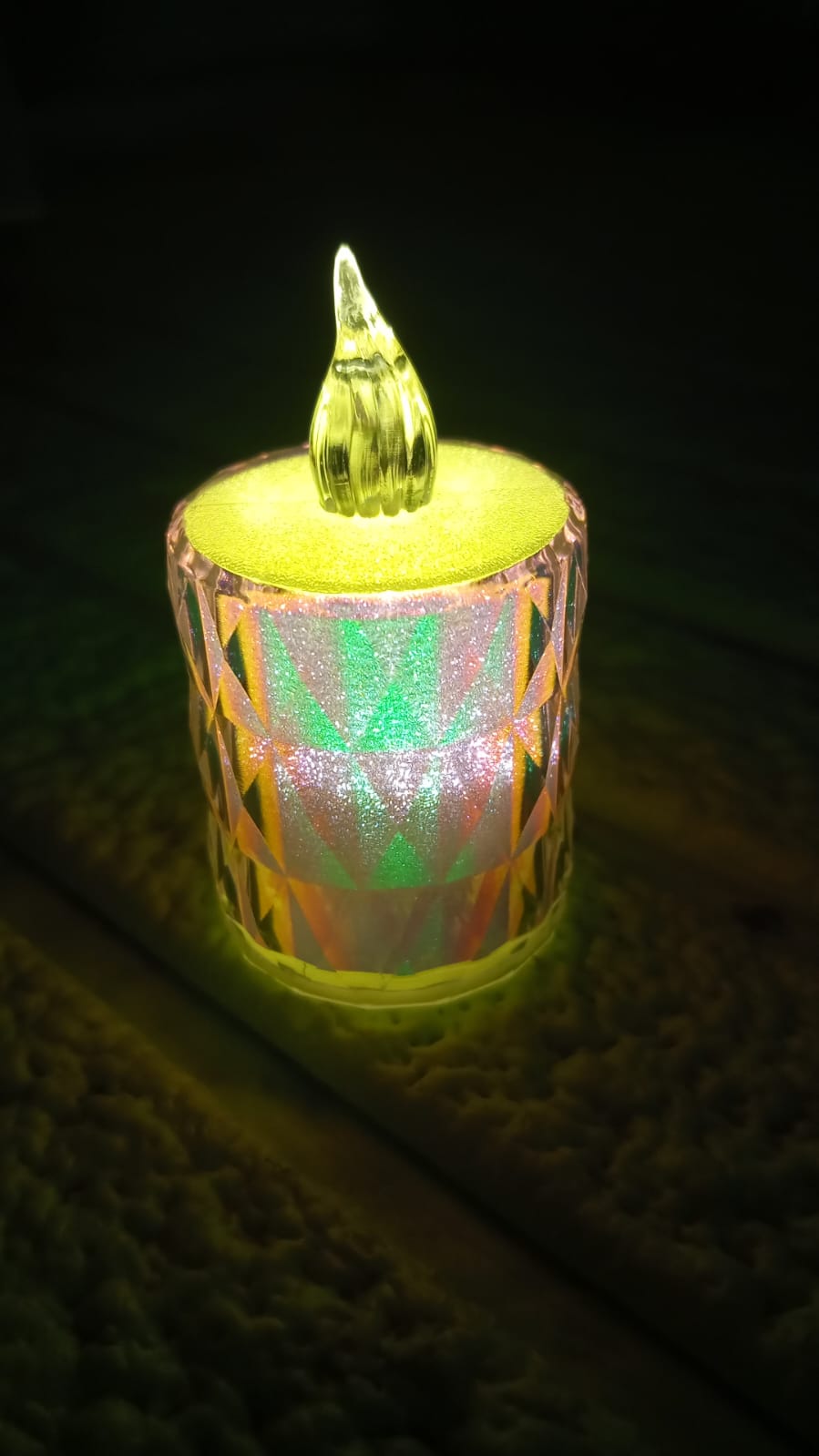 4 Pc Flameless and Smokeless Decorative Melting Candles LED Tea Light Your Brand