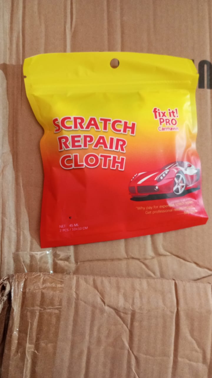 Nano Magic Car Scratch Remover Cloth, Multipurpose Scratch Repair Cloth, Cloth for Car Paint Scratch Repair, Easy to Repair Slight Scratches on the Surface Polishing Repeatable Use for All Kinds of Car (45 ML Repair Solution, 2 Gloves, 2 nano Cloth) Your Brand