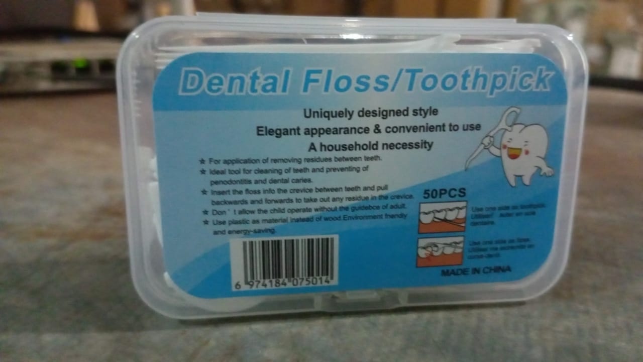 2 In 1 Tooth Picks Flosses / Sticks, Portable Toothpicks (50 Pc Set) Your Brand