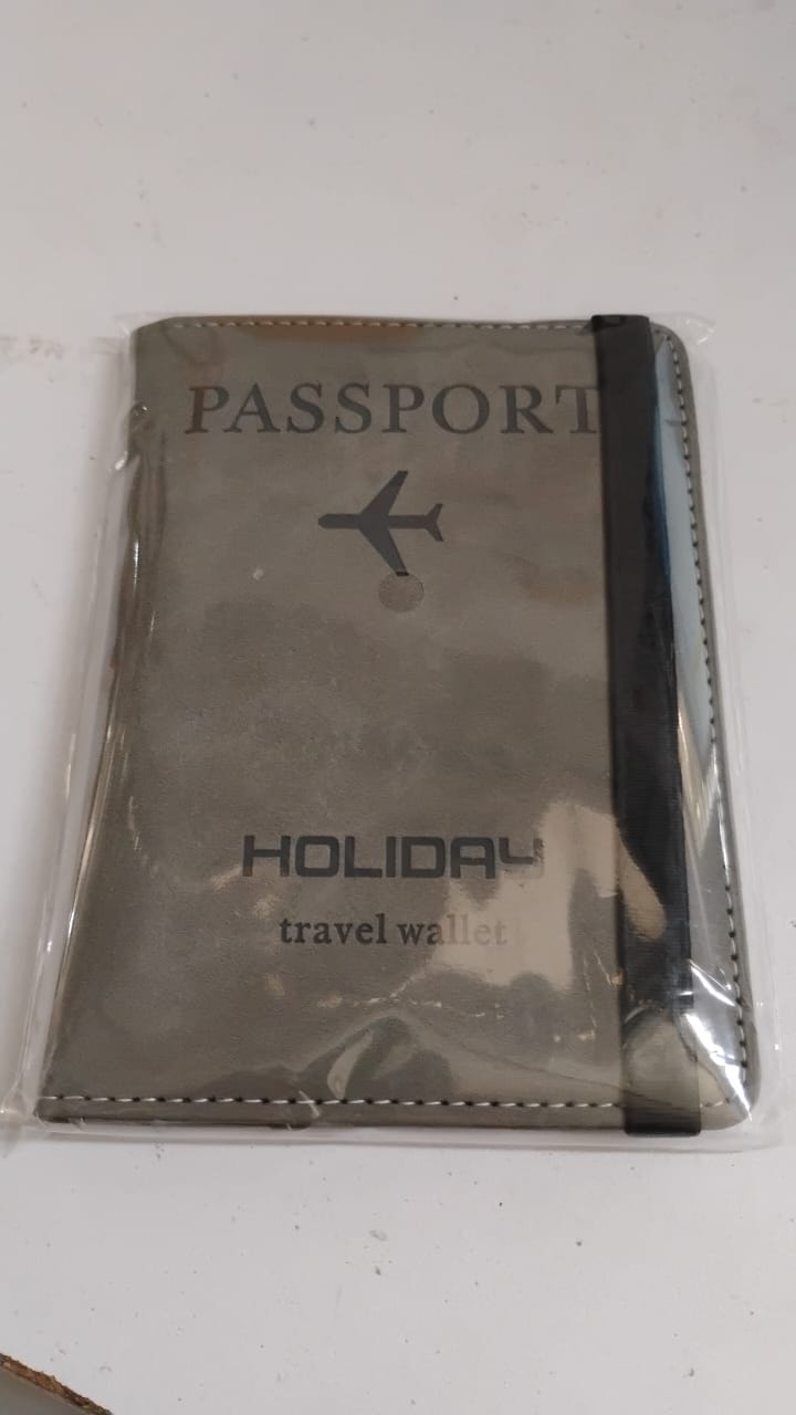 Passport Holder Cover PU Leather Travel Wallet case (1 Pc / 15×11 Cm) Your Brand