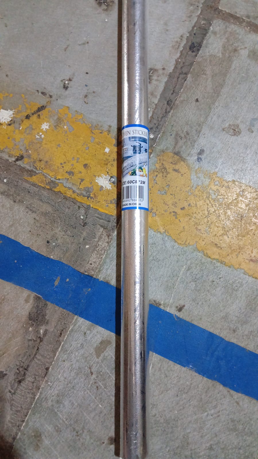 Self-Adhesive Wallpaper Aluminum Foil Wall Paper (60×200 Cm / Mix Design) Your Brand