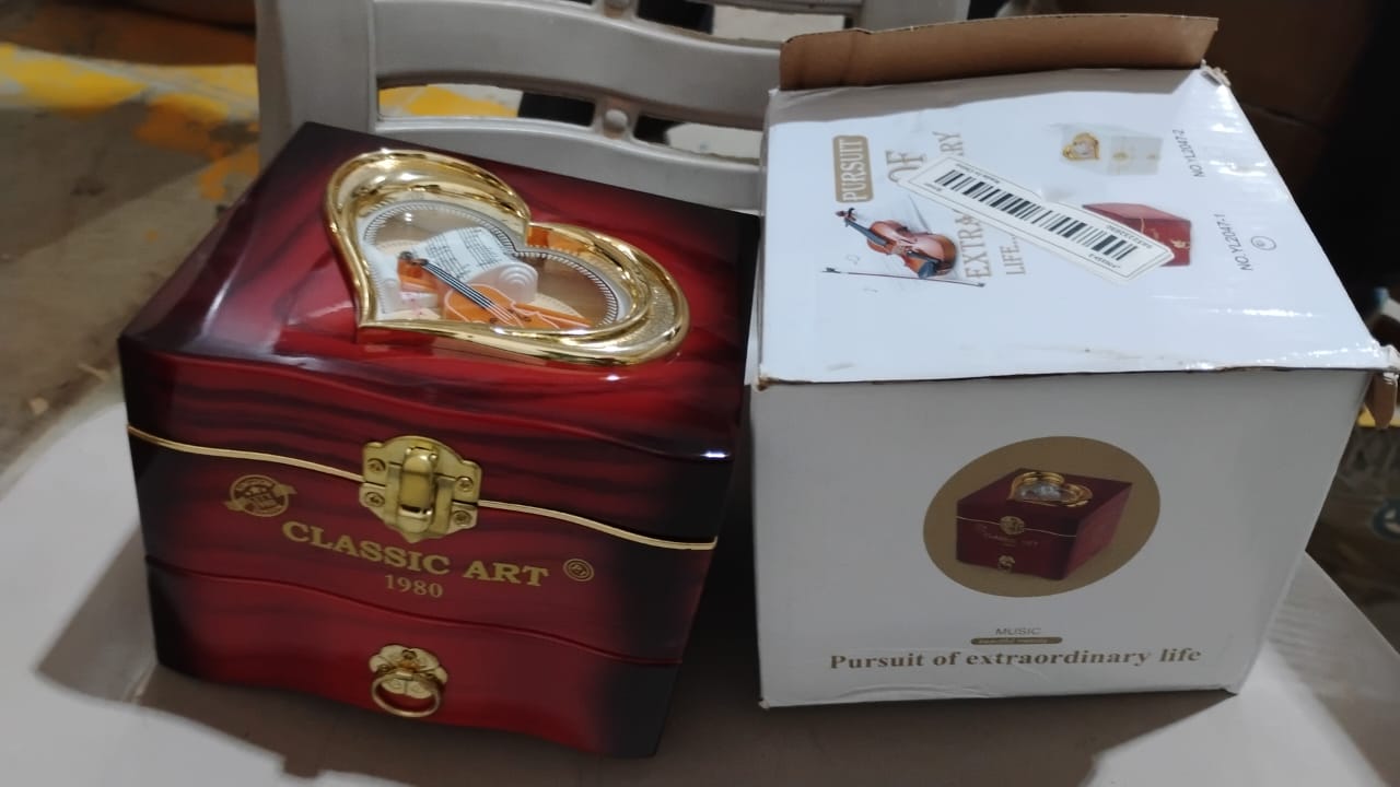 Dancer Ballerina Piano Music Box Hand Crank Music Plastic Box Gift (1 Pc) Your Brand