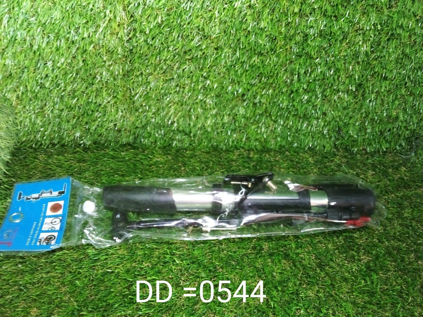 Aluminum Mini Bicycle Air Pump (Multicolor) Your Brand