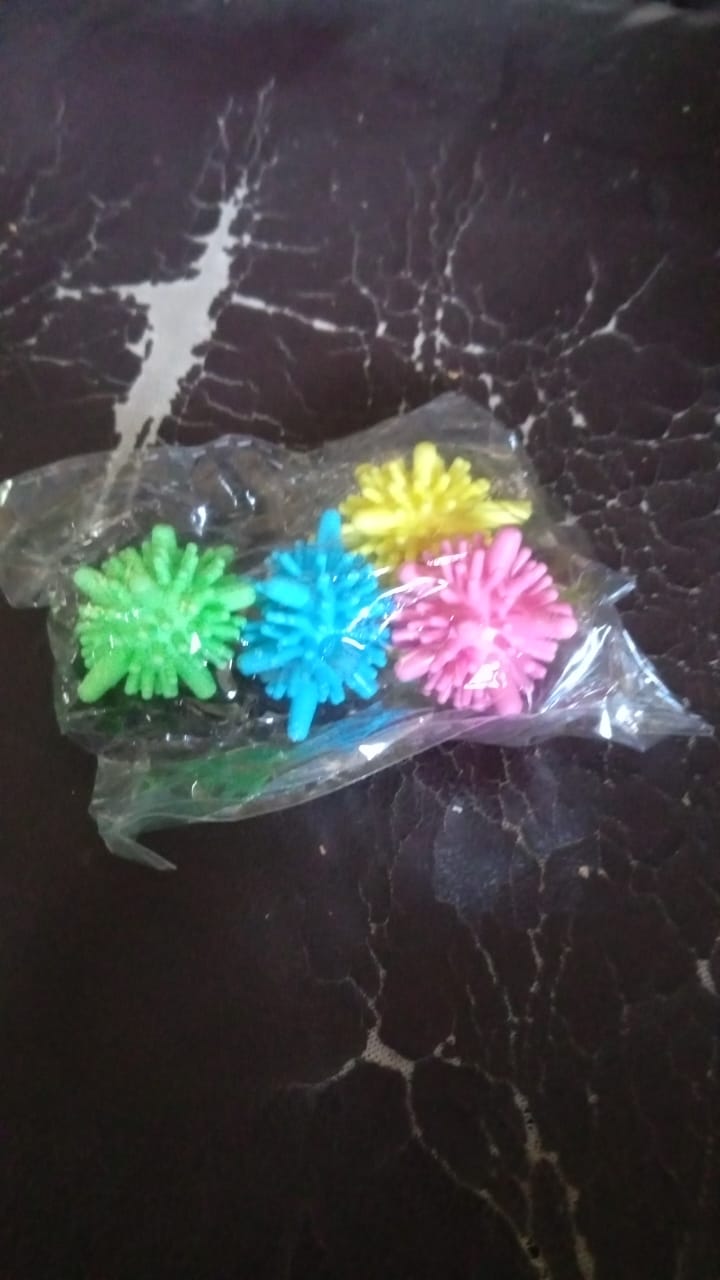 Soft Star Washing Machine, Laundry Dryer Balls Laundry Ball (4 Pcs / Multi Color) Your Brand