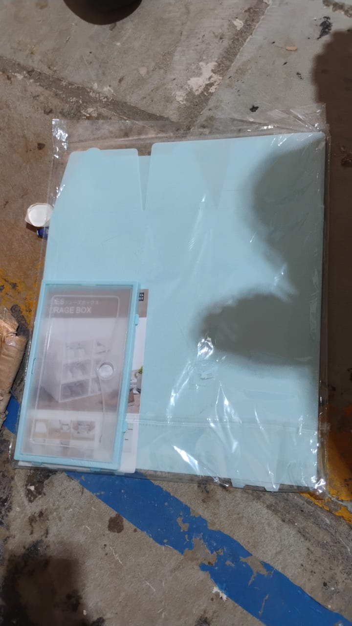 1 Layer Plastic Shoes Storage Box, Stackable Shoe Storage (1 pc / 32x21x12 CM) Your Brand