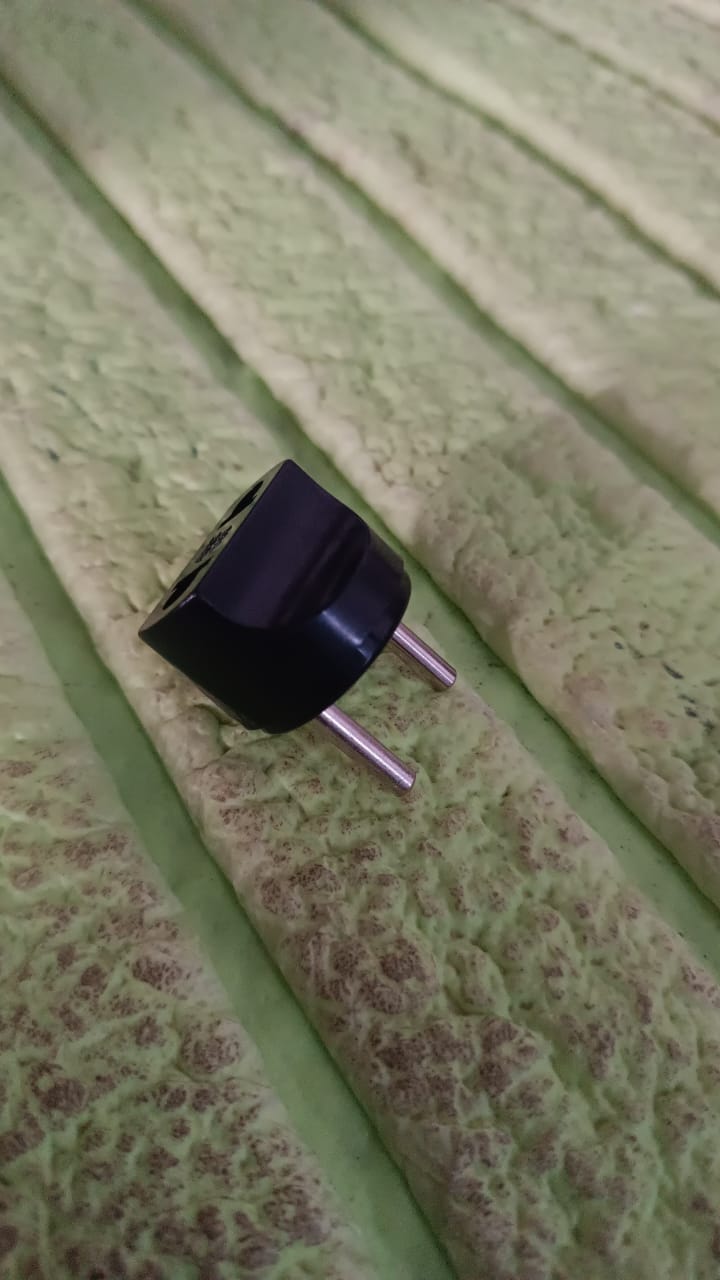 2 PIN Plug Converter, Plug Adapter (1 Pc ) Your Brand