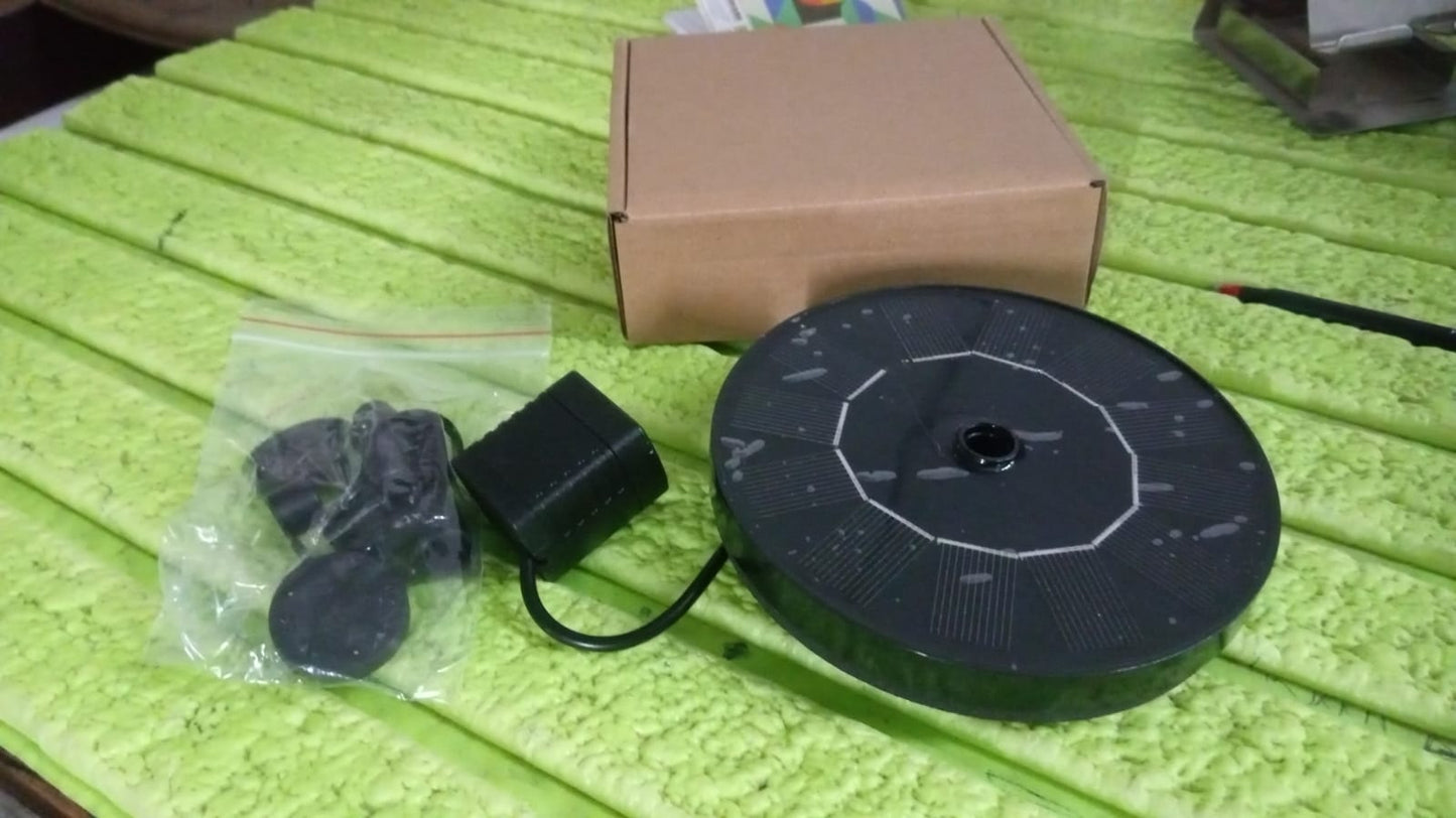 Solar Water Fountain Pump with Multi Spray Modes (1 Set) Your Brand